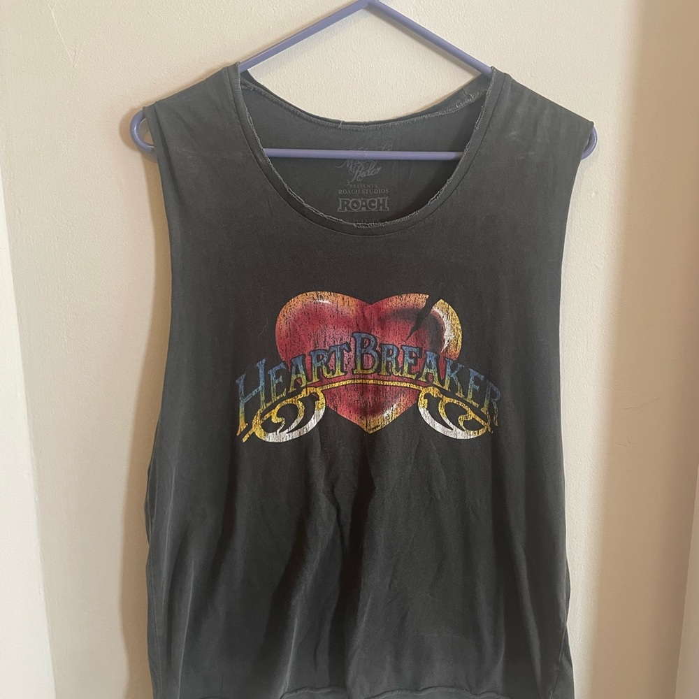 Midnight Rider Black Heartbreaker Muscle Tee